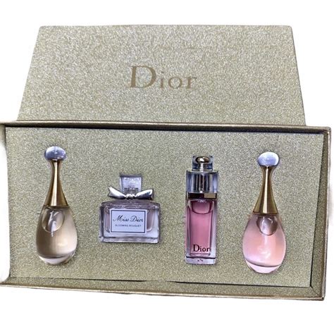 dior miniature perfume gift set|christian dior miniature perfume set.